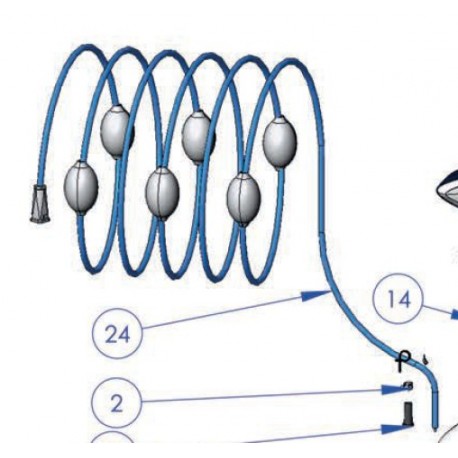 Kabel do odkurzacza Cybernaut NT 17M