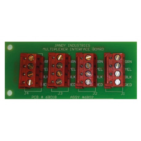 Multiplexed interface card