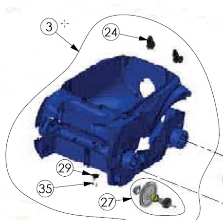 OBUDOWA GŁÓWNA 2WD